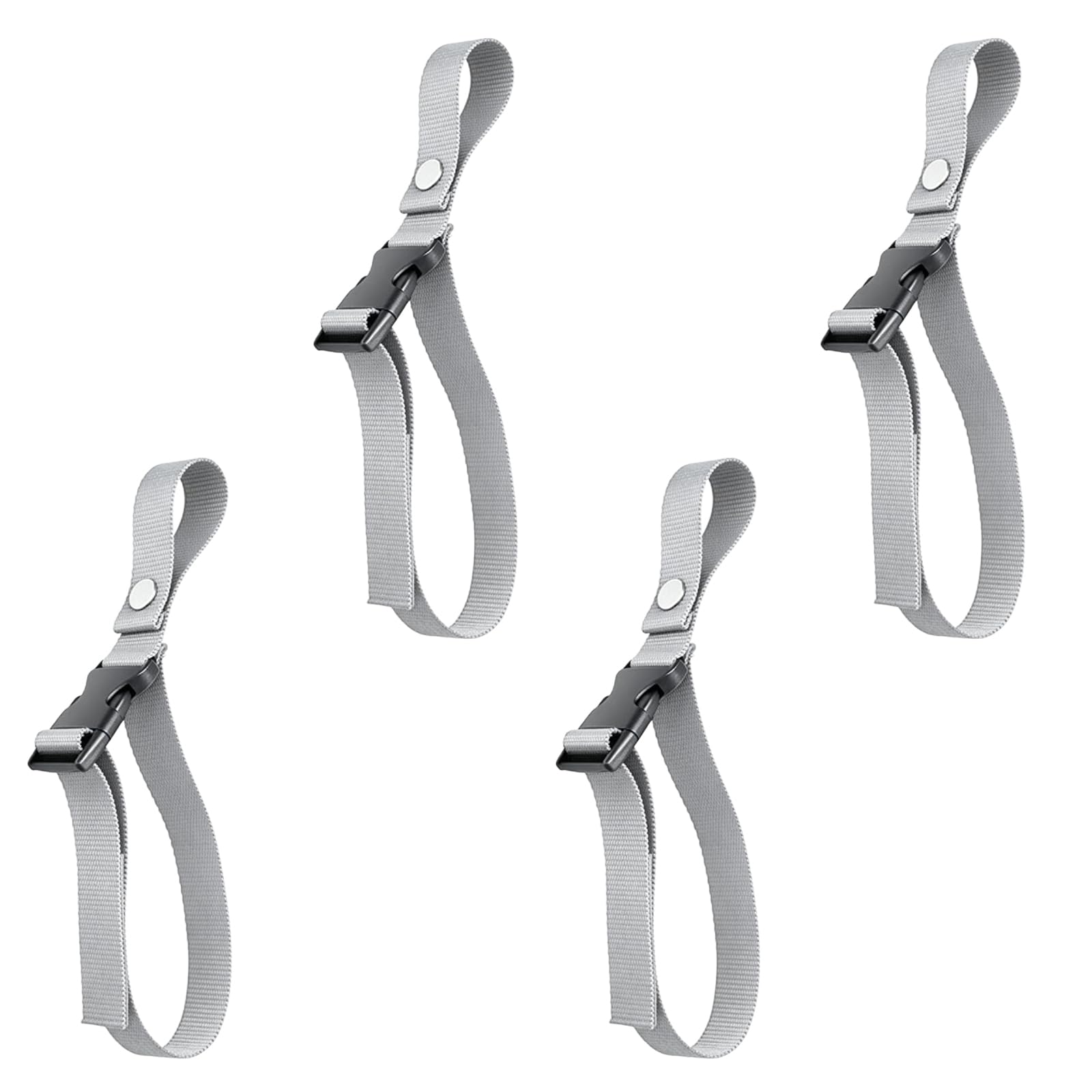 4 Pcs Boat Fender Line Holder, Adjustable Boat Rope Holders 62cm Boat Fender Straps Storage Sailboat Accessories, Fits Rails up to 2", UP to 20LB Load,FIt for Ropes,Cords,Dock Lines,Mooring Lines
