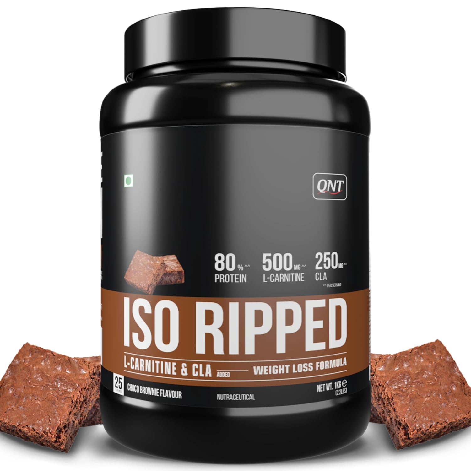 QNT ISO Ripped Whey Protein Isolate Powder | With L-Carnitine & CLA | 32g Pure Whey Isolate per Serving | Supports Lean Muscle Growth & Weight Loss | Kesar Malai Kulfi Flavor, 1 Kg — Amazon image 16