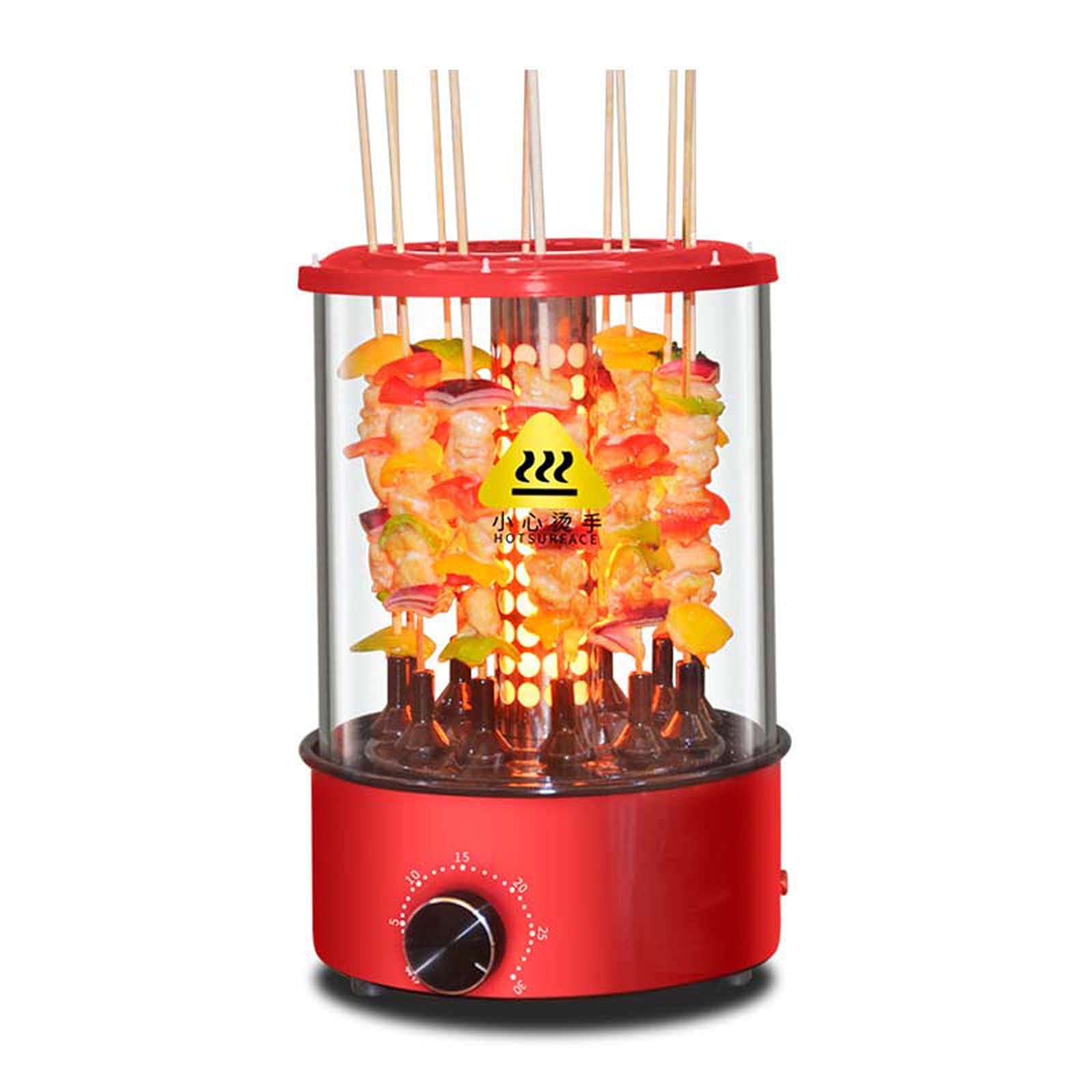 Horno asador Vertical, Parrilla eléctrica multifunción, Horno Giratorio sin Humo, Parrilla para Barbacoa, para Uso doméstico, Horno asador infrarrojo