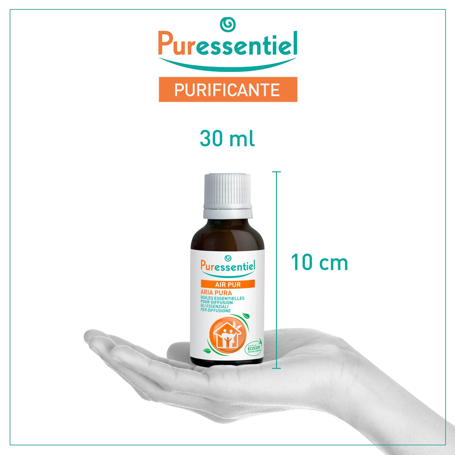 Puressentiel - Purificante - Miscela Oli Essenziali per Diffusione- Aria Pura - 100% puri e naturali - Aiuta a purificare l’aria e a combattere i cattivi odori - 30 ml