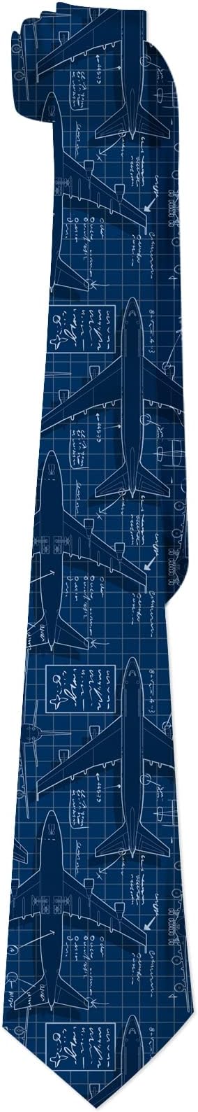 Men‘s Neckties Novelty Skinny Ties for Men Gifts for Office Holiday Party, One Size Neck Tie
