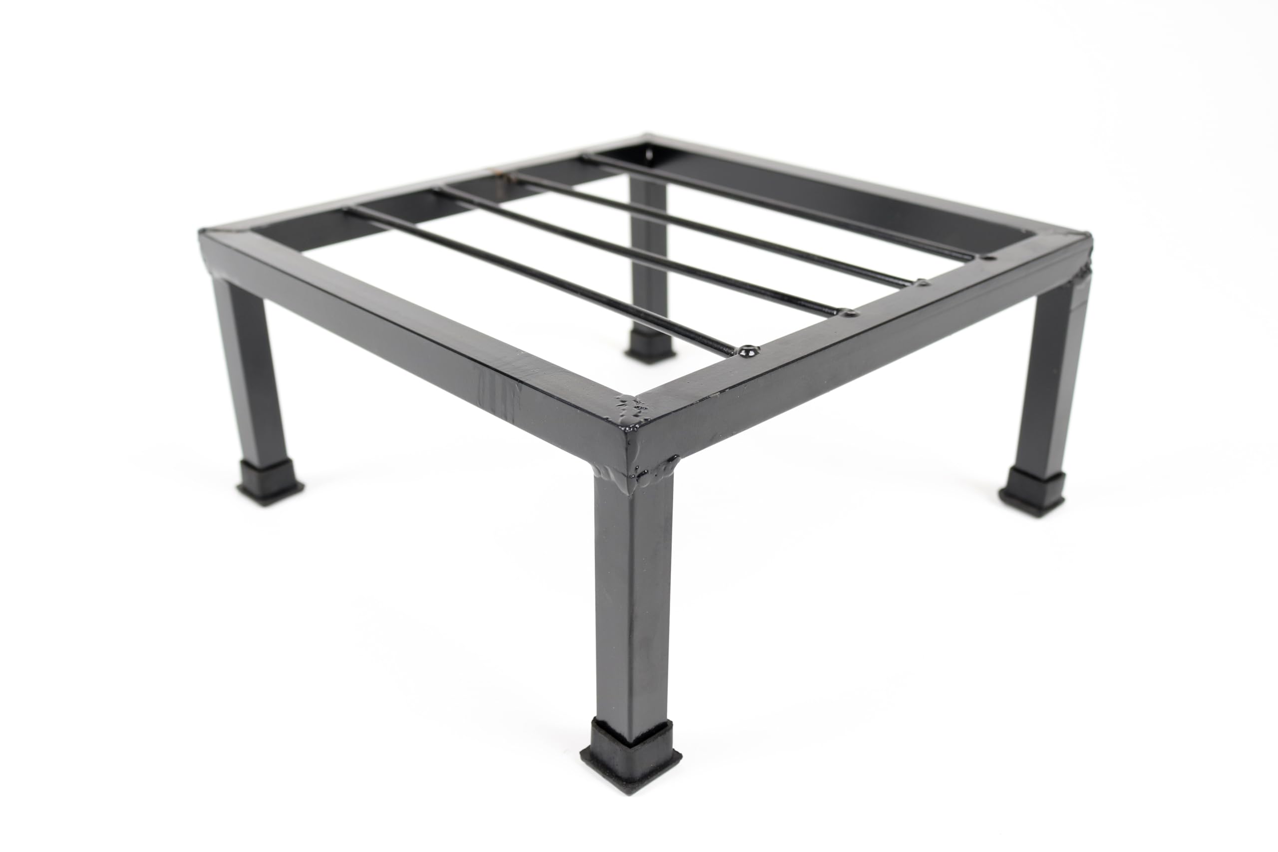 NAYRA Metal Thick and Long Style Four Leg With Ruber leg hevy Gamla Stand in Small Size |heavy Planter Holder For home and Balcony Décor indoor and outdoor (Black 24 X 12 cm Stand) SET OF 1 (B0CM1G2ZMX) Amazon Price History, Amazon Price Tracker