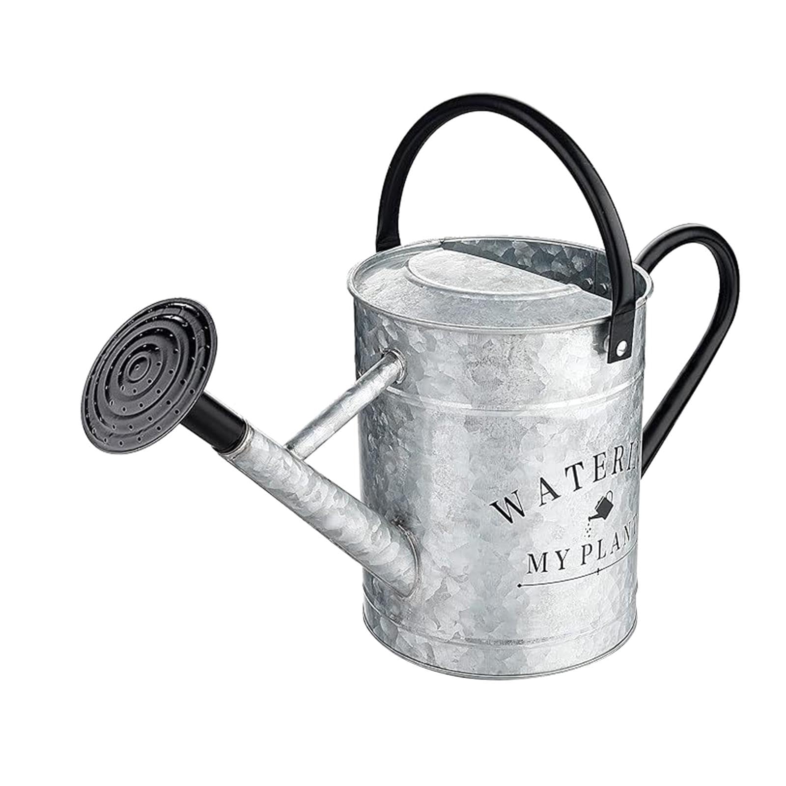Regadera de Metal de 4 L para Jardín, Ideal para Patio, Césped Y Verduras.