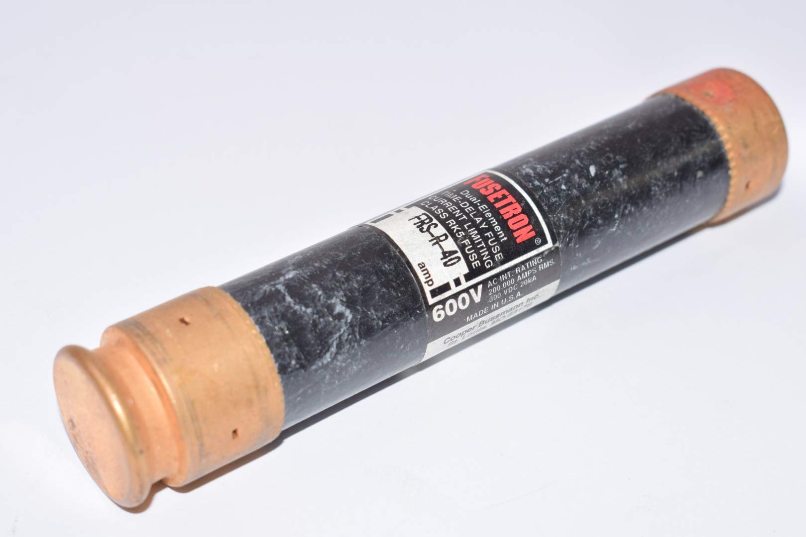 Eaton Bussmann FRS-R-40 Class RK5 Fuse, Time-delay Dual-element