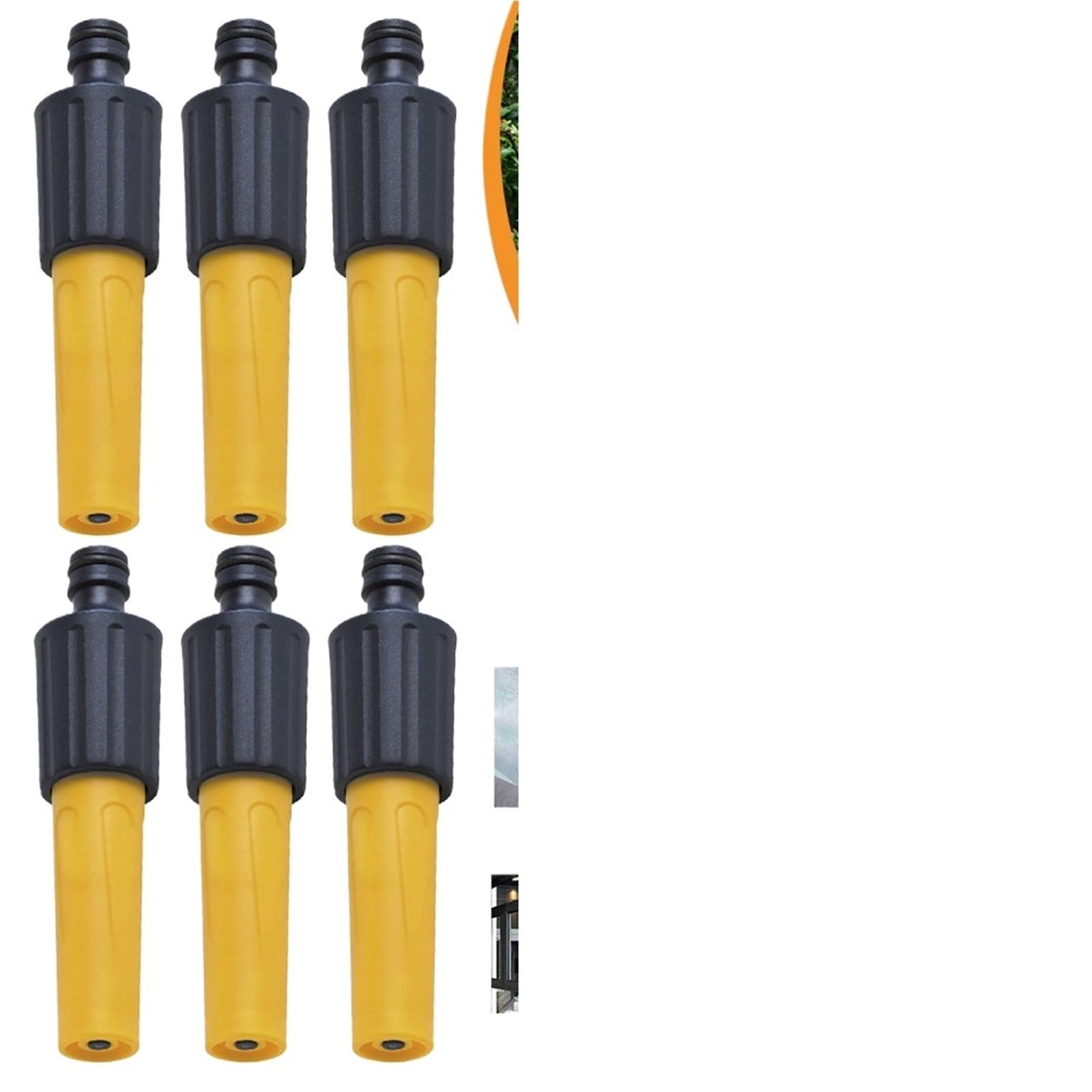 Nhestygbt 15Pcs Direct Hose Nozzle Adjustable Sprinkle Connector Multifunctional Hose