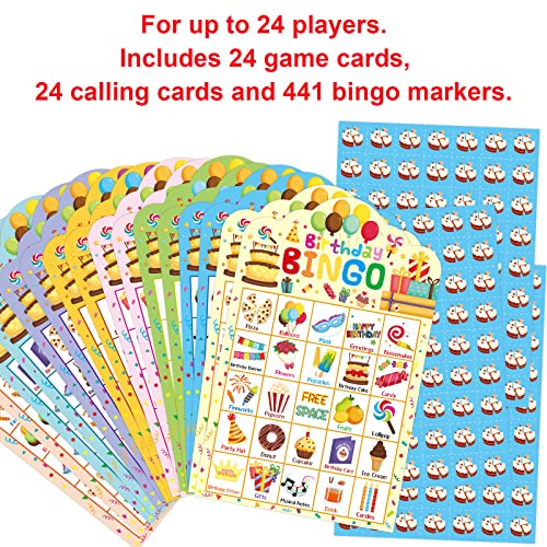 Juego de Bingo de Cumpleaños para 24 jugadores miniatura 2