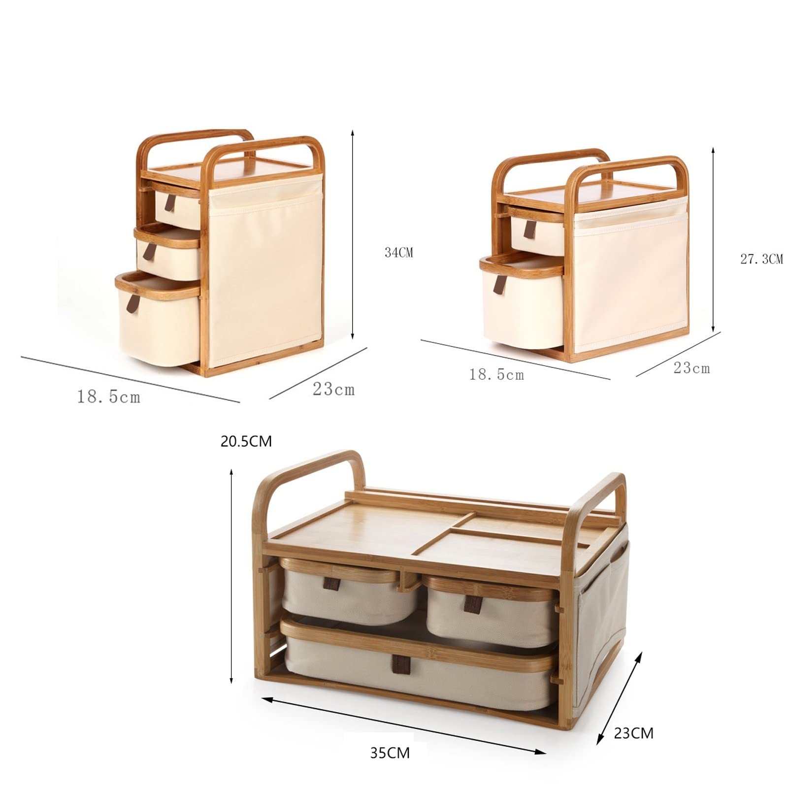 Porta Trucchi Organizer Scatola di stoccaggio dell'armadio cosmetico Adatto for i prodotti for la cura della pelle for for for del rossetto for da banco camera letto Vanity(L)