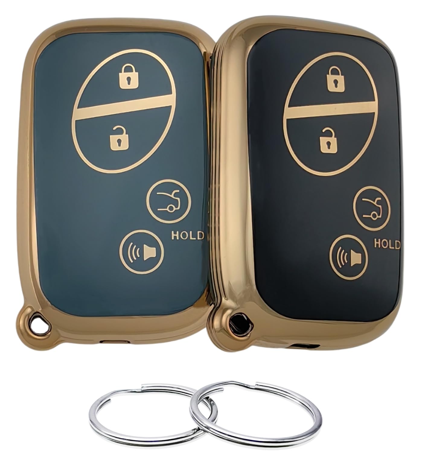 REPROTECTING TPU Key Fob Cover Compatible with 2005-2017 Lexus CT200h ES350 GS300 GS350 GS430 GS450h GS460 is F IS250 IS350 LS460 LS600h LX570 RX350 (