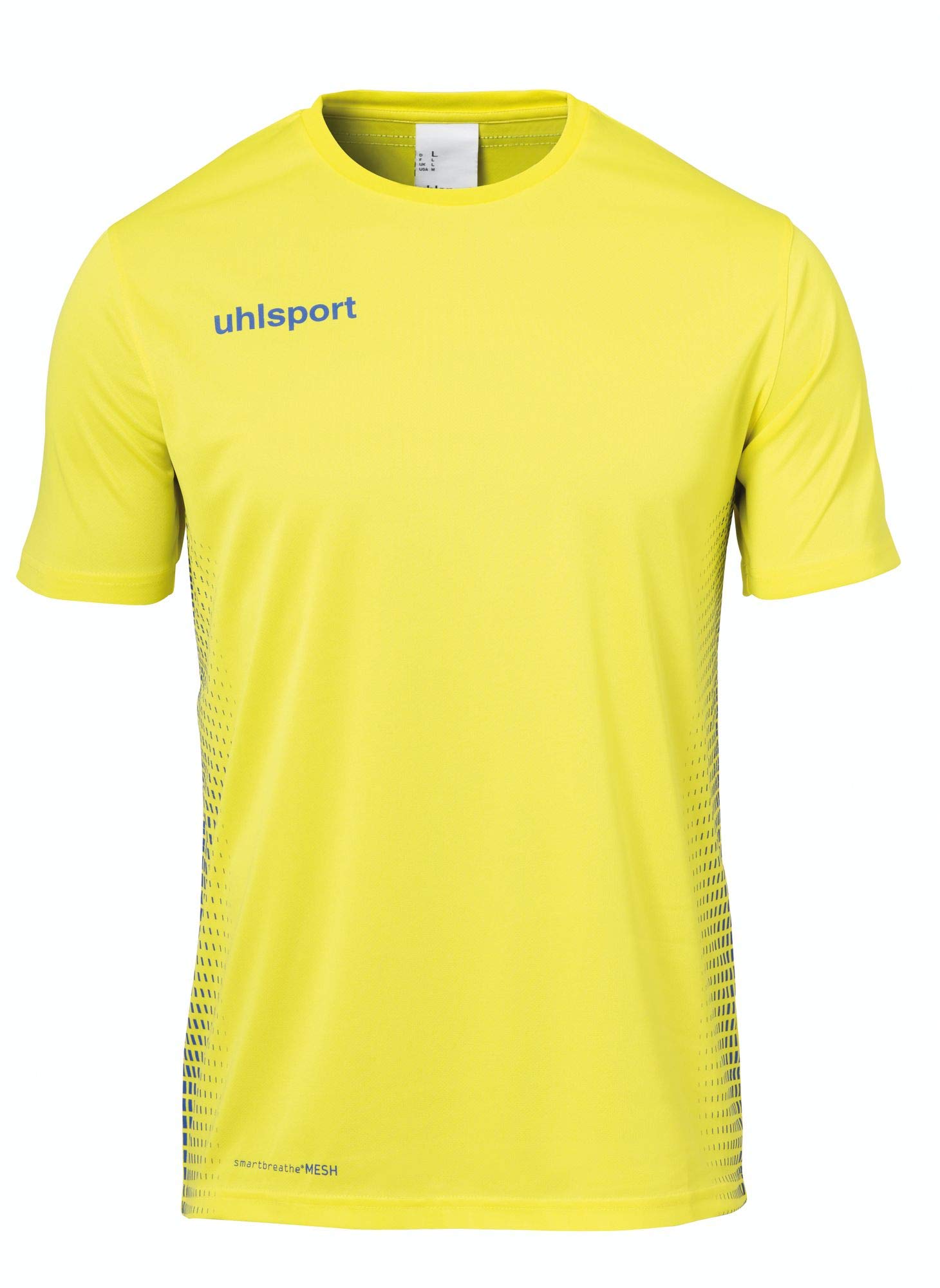 Uhlsport Uhlsh Men Score Kit Men's Jersey&Shorts Set - Lemon Yellow/Azurblue, XXX-Large