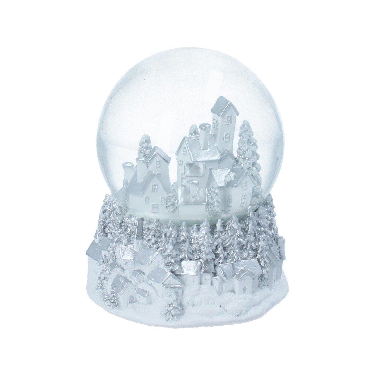 Gisela Graham Silver /White Village Music Globe
