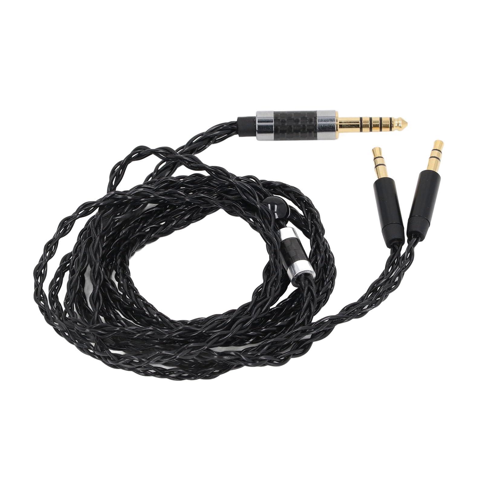 Cable de Auriculares de Repuesto Chapado en Plata de 8 Núcleos para AH D600, Meze 99 Classics, Elear con Cable Balanceado de 4,4 Mm, Cable de Auriculares OFC Profesional de 1,2 M