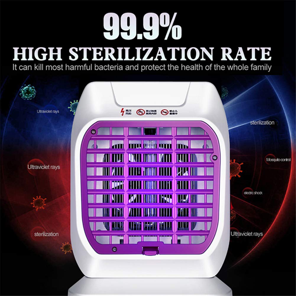 Lámpara desinfectante UV, filtro purificador de aire UVC portátil, luz de esterilización ultravioleta USB para hogar, cocina, gabinete de baño,Azul