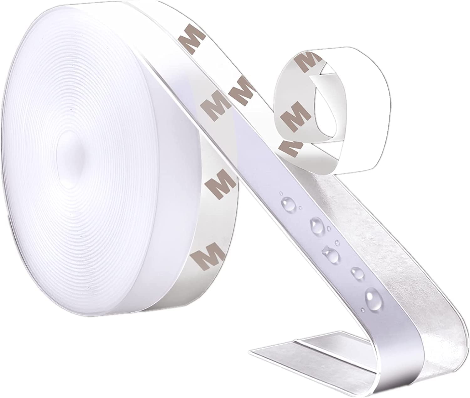 Crevizon 2M Silicon Tape Door Bottom Seal Strip Tape Transparent Weather Stripping Insulation Draft Stopper Noise Dustproof Soundproof (B0B2K9J7SC) Amazon Price History, Amazon Price Tracker