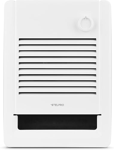 Miniatura 2 de Stelpro Sonoma - Calentador de ventilador de pared  1000 W  240 V (750 W  208 V)  12 38 pulgadas de alto x 9 116 pulgadas de ancho  Diseño compacto