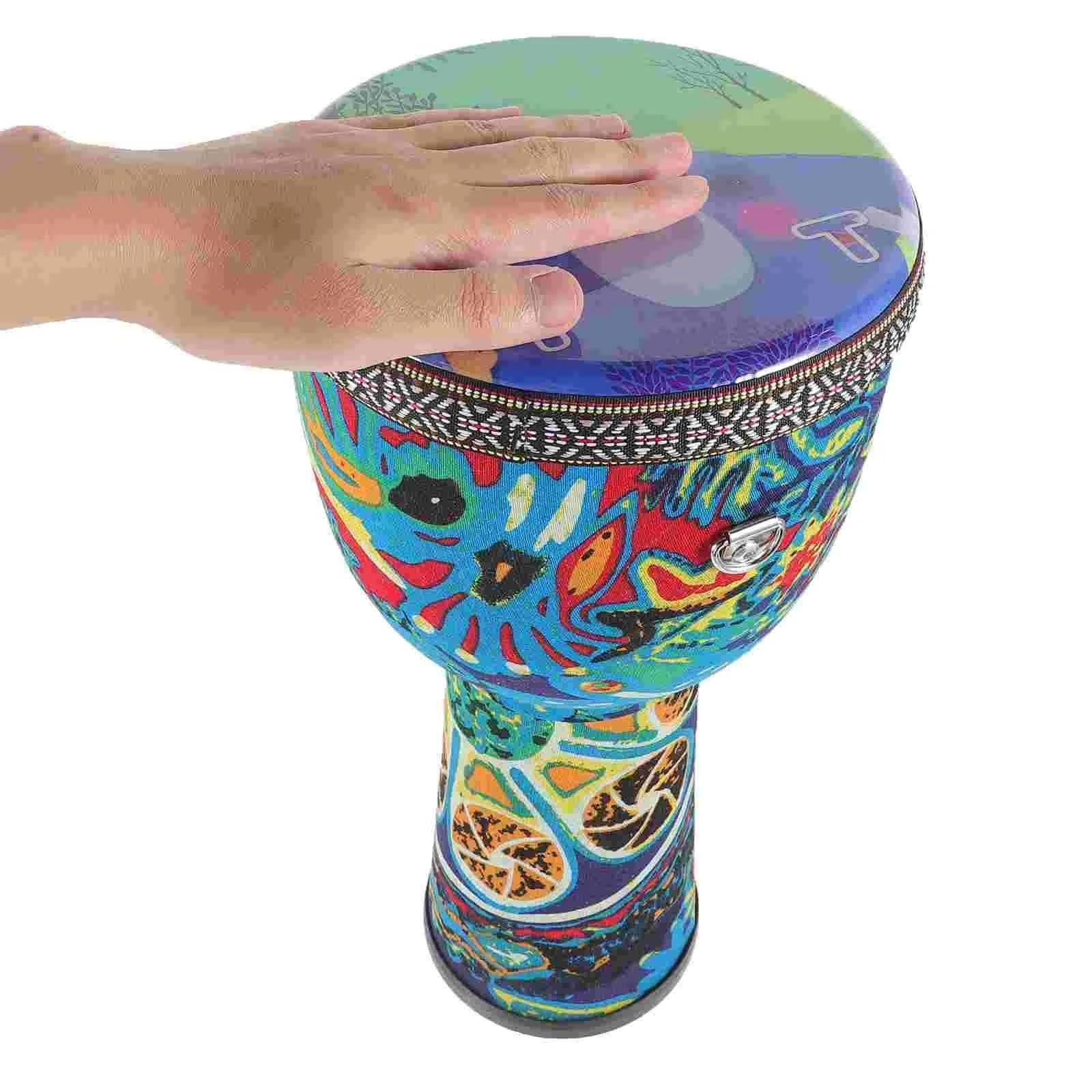Tambor De Mano De Percusión Para Principiantes, Djembe Africano De 8 Pulgadas Para Rendimiento Instrumento Tambor Africano