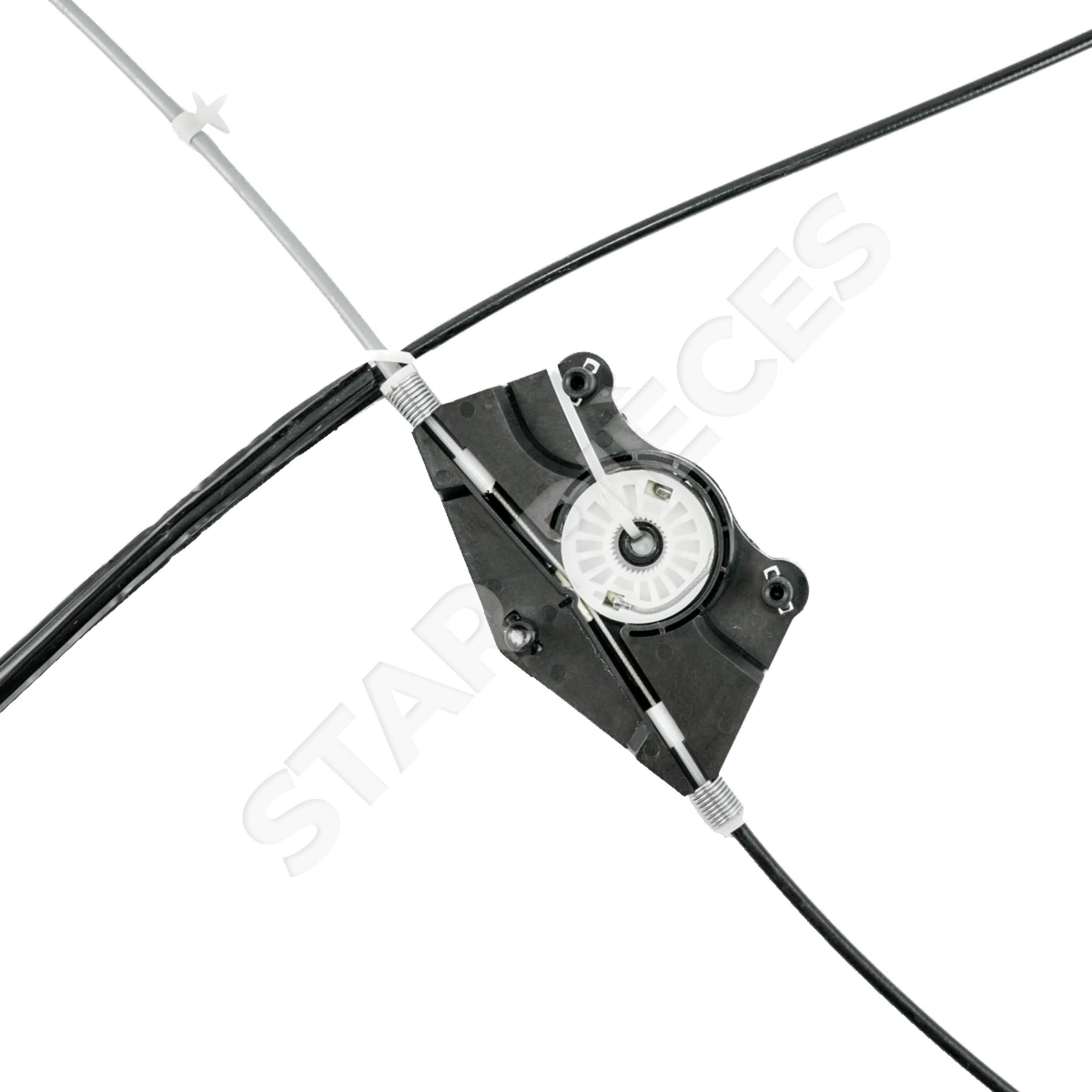 STARKIT PERFORMANCE Elevalunas compatible para New Beetle Cabriolet (2003-2010) DELANTERO IZQUIERDO (conductor). 1Y0837461F, 1Y0837461B
