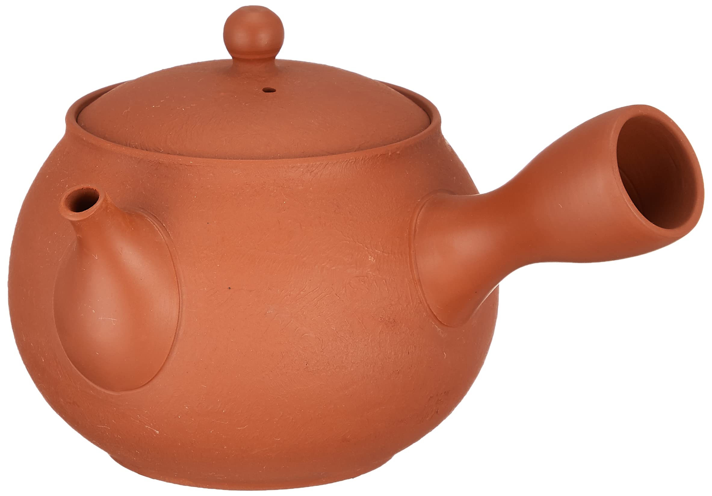 Amazon｜常滑焼 急須 7-159 光松 14号 朱泥ノタ打ち急須 260ml セラ  