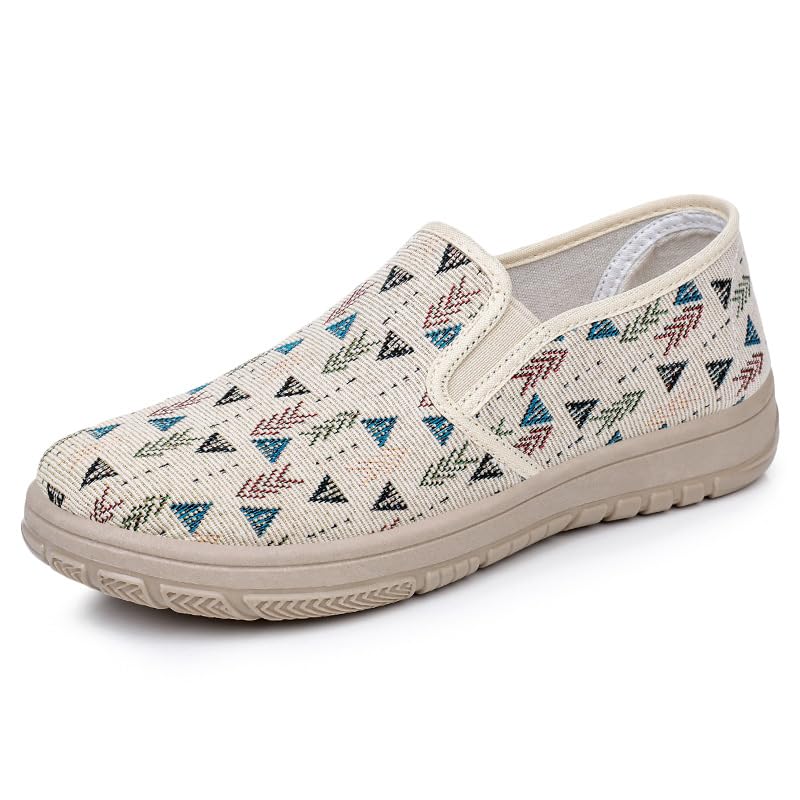 Shoes women's summer new single breathable mother shoes soft sole non-smelly feet casual one pedal cloth