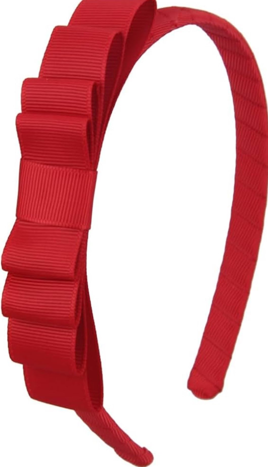 Red Grosgrain Ribbon Bow Headband for Girls and Women, Stylish Hair Accessory-image-30