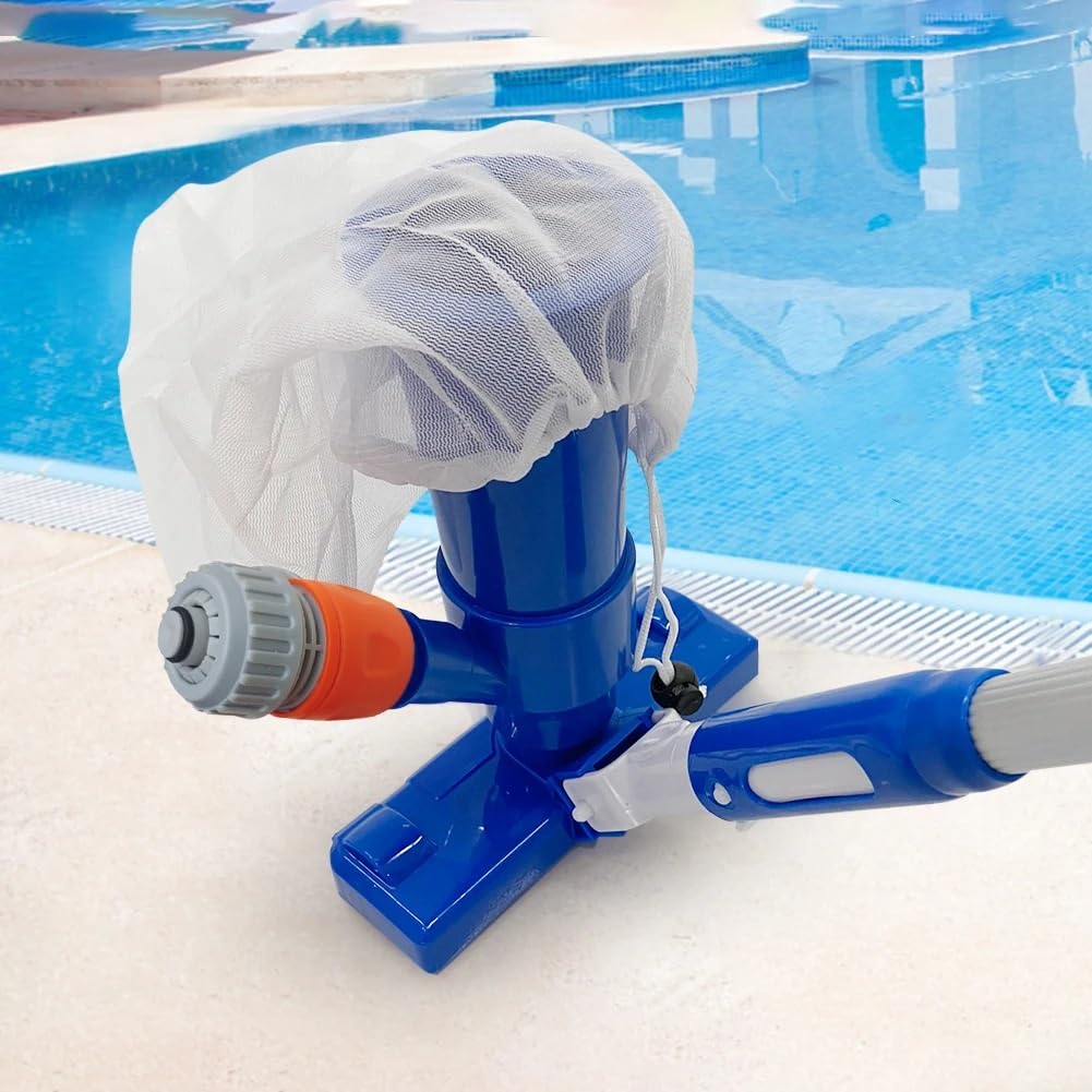 Kit Limpieza Piscina Pool maintenance kit Kit de limpieza por aspiración para piscinas Limpiador de fondo de piscinas Red de limpieza de filtros de piscina Skimmer Herramienta para piscinas(No Handle)