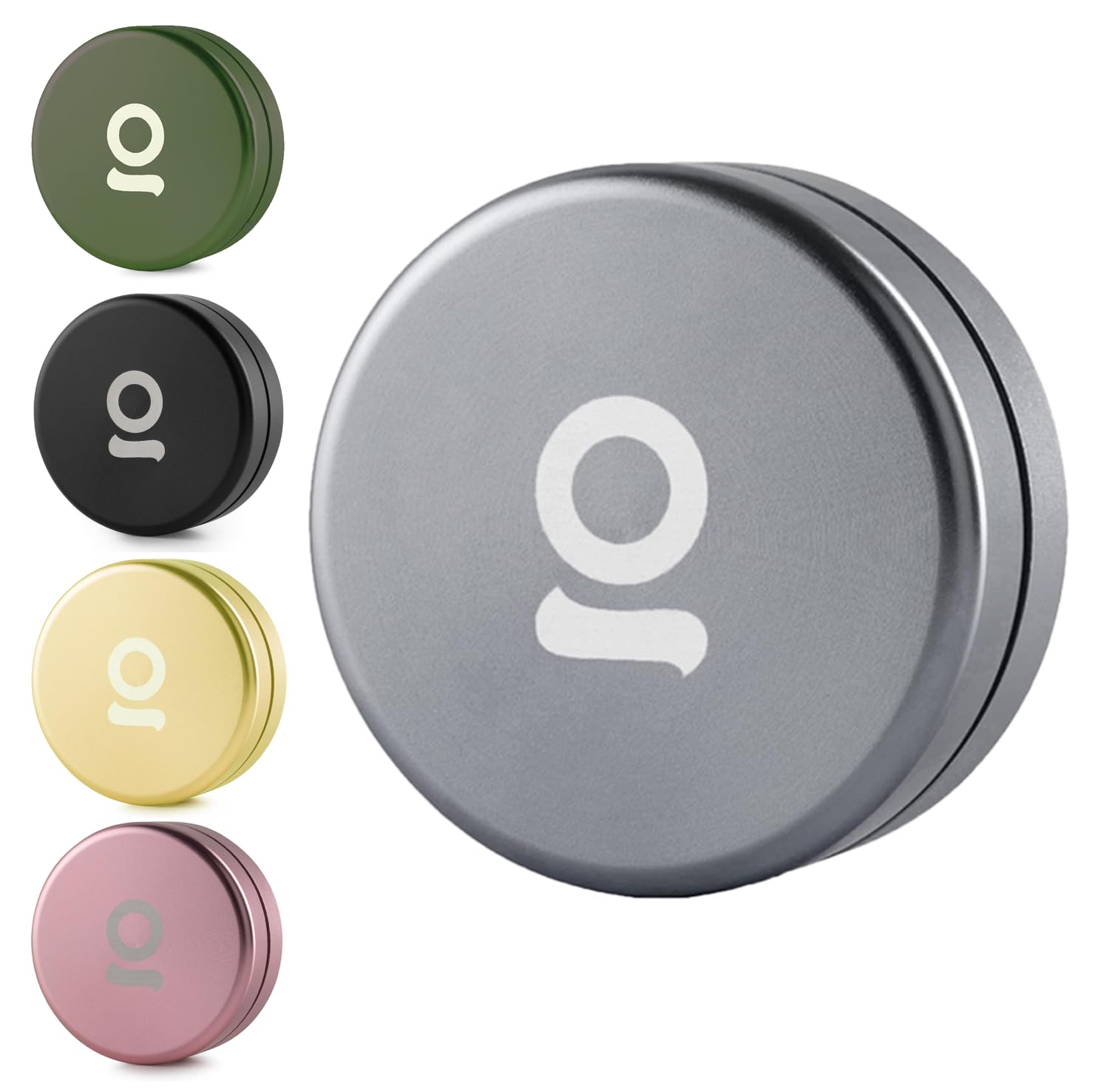 ONGROK Portable Pocket Size Airtight Storage Puck (Silver Bronze)