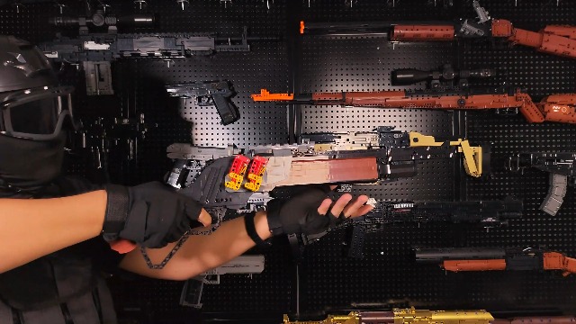 Amazon.com: Sosuy Building Block Gun Sets, M1887 DIY Shootable