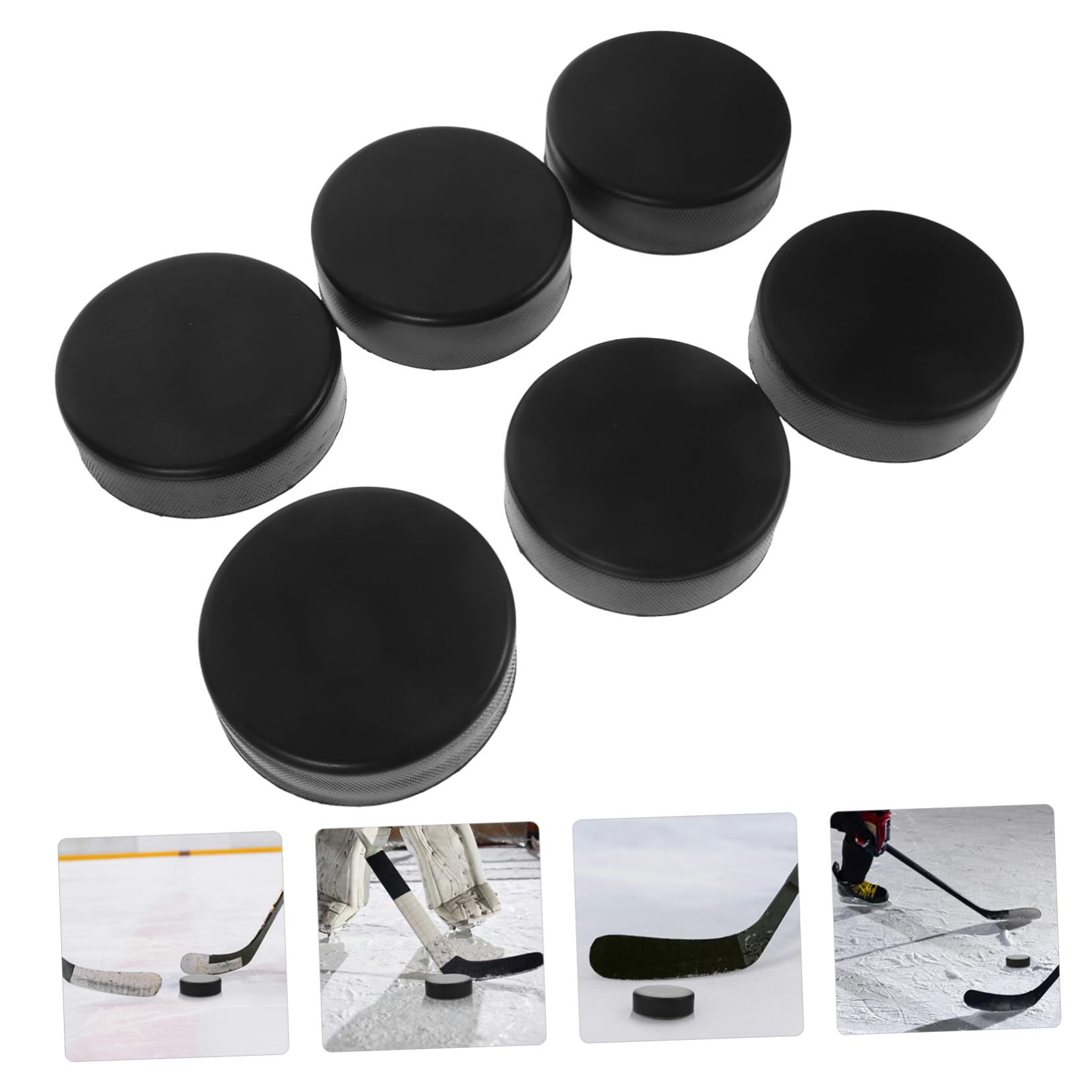 BESPORTBLE 6 Pièces Palet Rondelle Dentraînement Rondelle De Hockey en Mousse Trucs Accessoire De Hockey Rondelle De Sport Rondelles De Sport Fournitures De Pratique Unité Centrale Solide