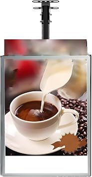 LED Ultrathin Backlit Menu Board Poster Frame, LED Light Box for Menu and Advertisement Multiple Sizes50x100cm