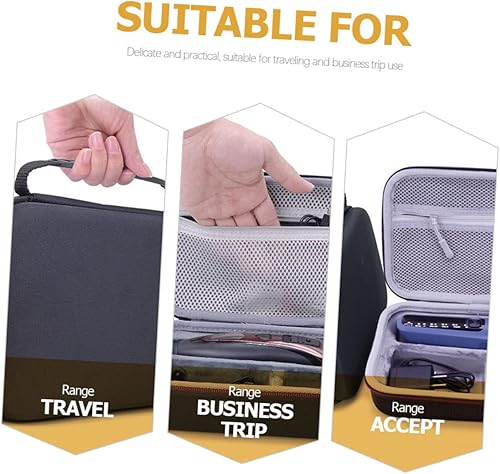 Miniatura 5 de FOMIYES 2pcs Hair Clipper Storage Bag Hard Razor Case Travel Razor Case Travel Razor Holder Portable Shaver Case Shaver Storage Case Safety Razor