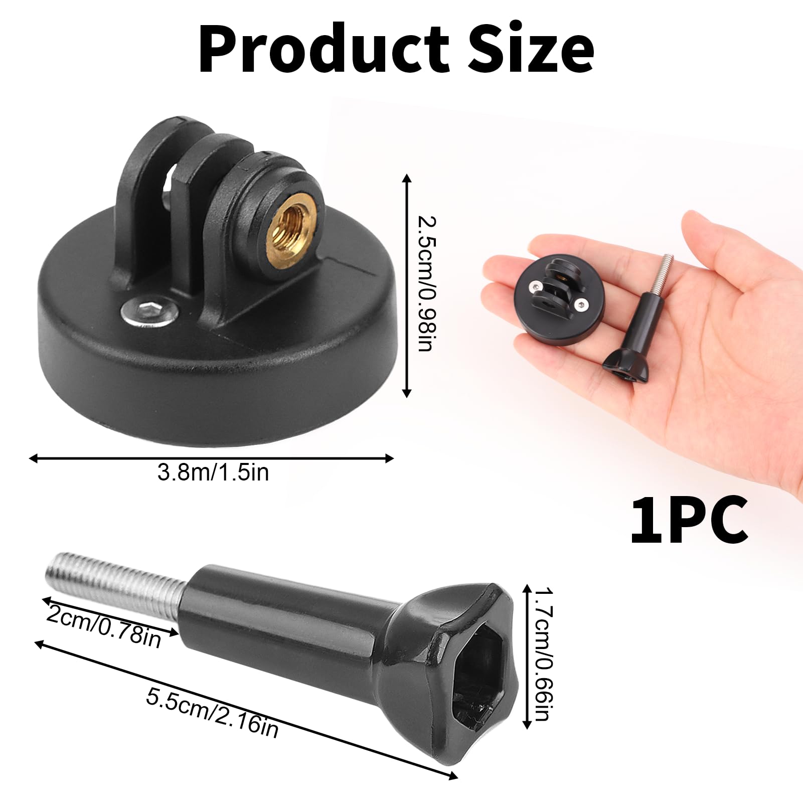 For Garmin Stem Mount - Adjustable Out Front Bike Computer Mount For Wahoo Stem, Road Cycling For Garmin Bike Computer Compatible With Wahoo Elemnt, Bryton, Cateye (Black