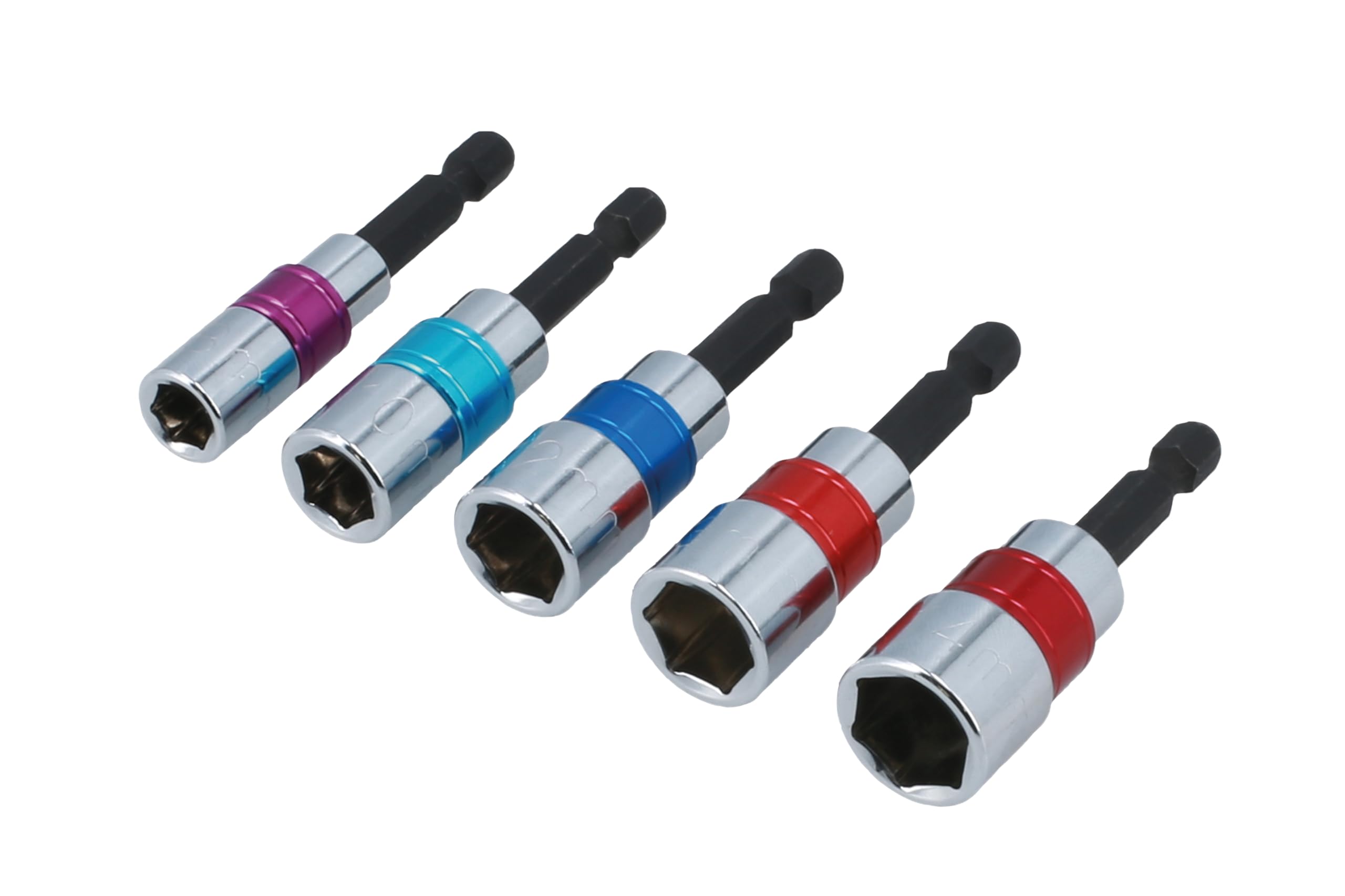 Laser Tools Nut Driver with Quick Chuck Set 5 Piece Set - 8947