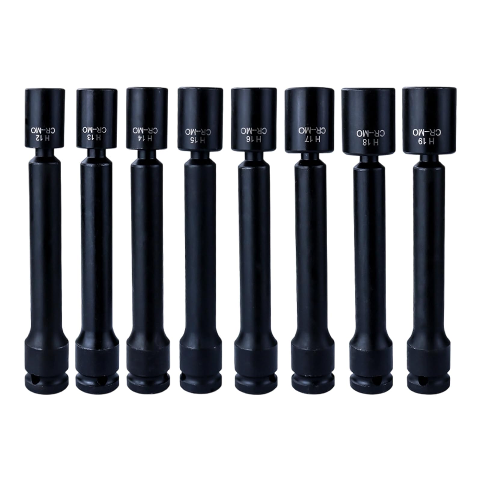 Hdoytxxm Electric Wrench Sturdy 360 Degree Rotating Sockets Adapters Set 8Pcs Delicate Design Suitable With Multiple Sockets Size And Power Tool Solar Photovoltaic Installation Tool