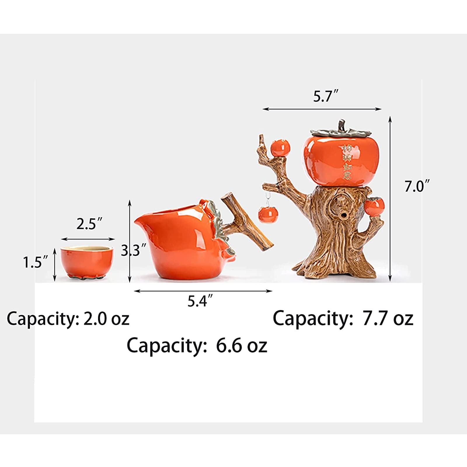 Klasyczny design Automatyczny zestaw do herbaty z obrotowym leniwym zaparzaczem herbaty Ręcznie wykonany ceramiczny dzbanek do herbaty 6 filiżanek Zestaw do herbaty z kamiennym młynkiem Wartość kole