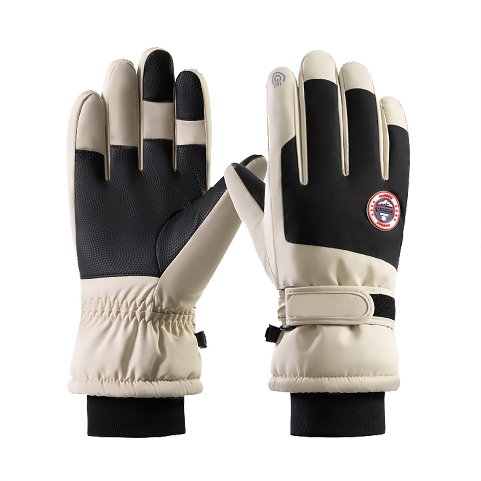 Ski Gloves Windproof Thermal Snow Gloves for Men Women Thick Warm Winter Gloves for Cold Weather Skiing Snowboard