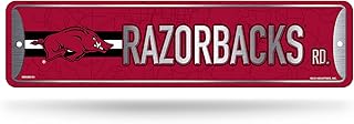 Rico Industries NCAA Metal Street Sign Metal Street Sign 4" x 15" Home Décor - Bedroom - Office - Man Cave