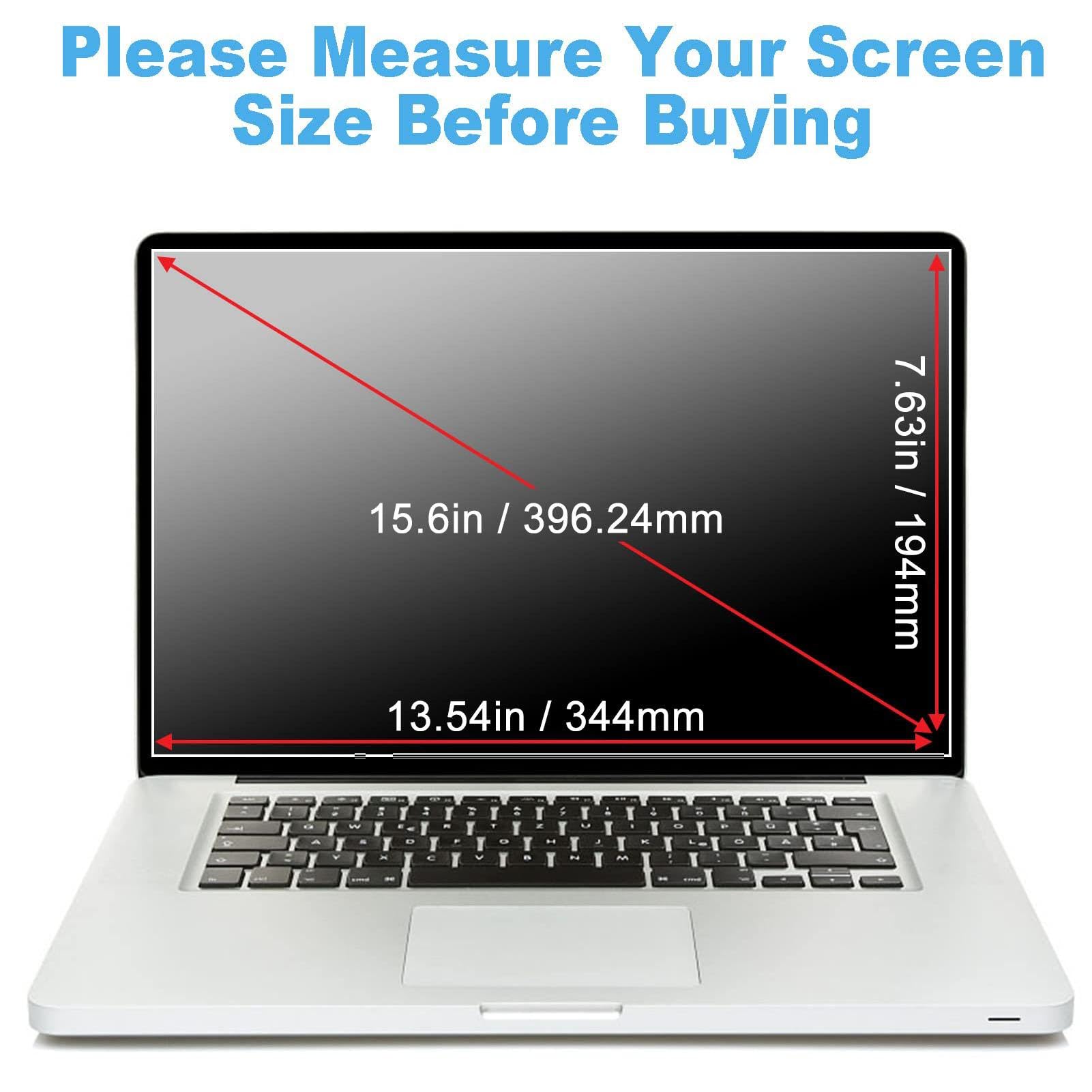 Filtro de pantalla de privacidad para laptop, protector de pantalla para monitor de computadora, filtro de pantalla antirreflectante para laptop, protector de pantalla para portátil con revestimiento