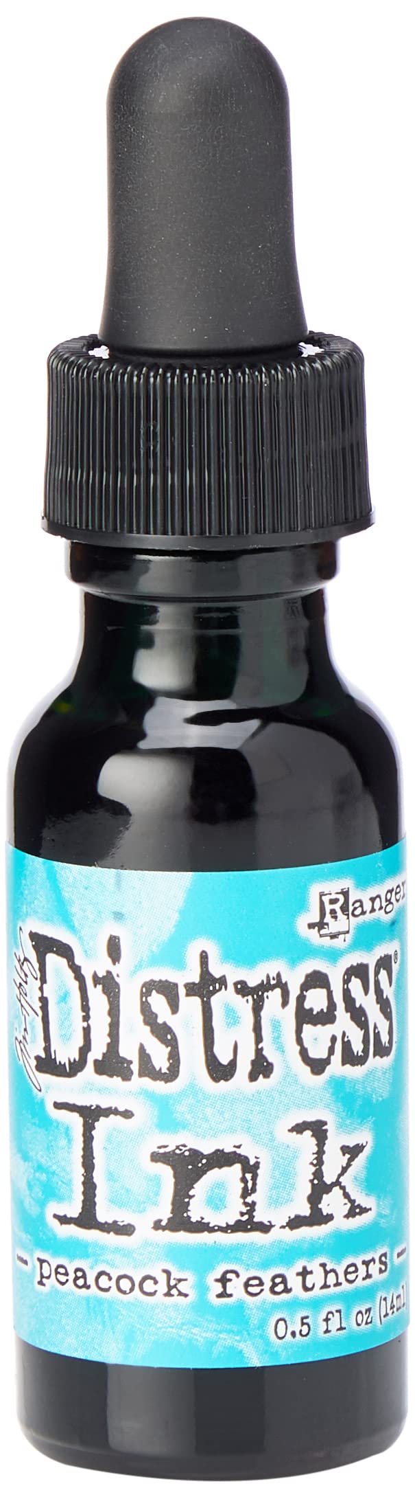 Ranger Tim Holtz Distress Ink Reinker, 0.5-Ounce, Peacock Feathers
