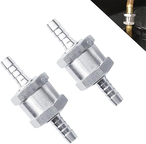 UGSHY 2 válvulas de retención unidireccionales para automóvil, válvula de retención unidireccional de gasolina de 38 pulgadas0.394 in, válvula de