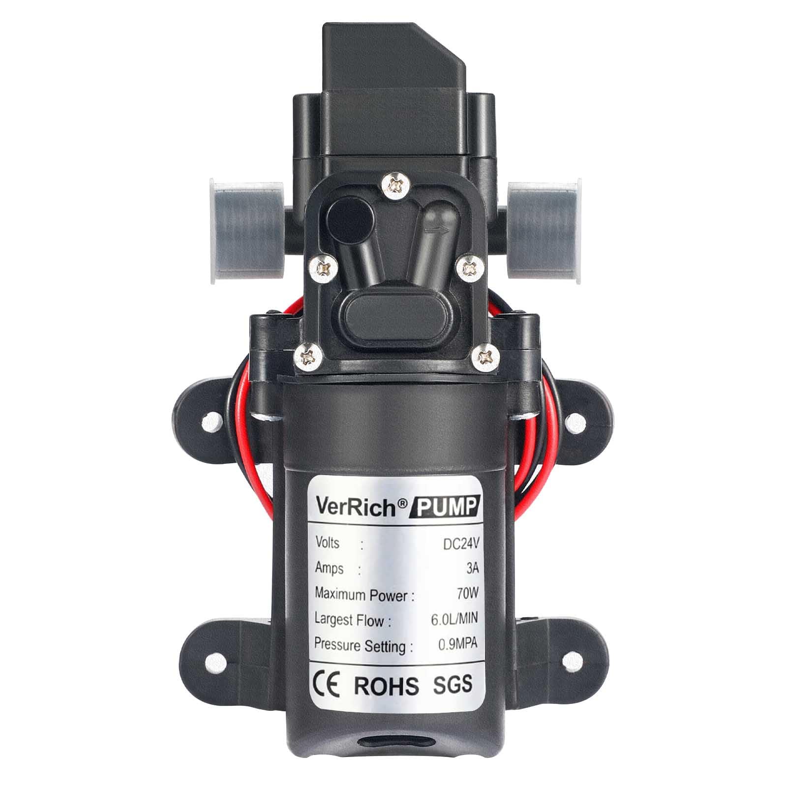 Pompe à eau 24V VerRich 70W pour robinet de jardin