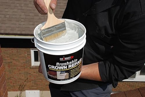 Miniatura 3 de Brushable Crown Repair reparador de chimeneas, 1 galón