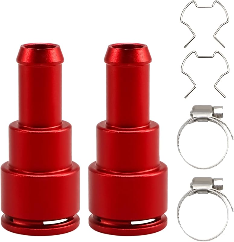 Conectores da mangueira do radiador de ar quente FUSCH em alumínio para Ford – Kit com 2