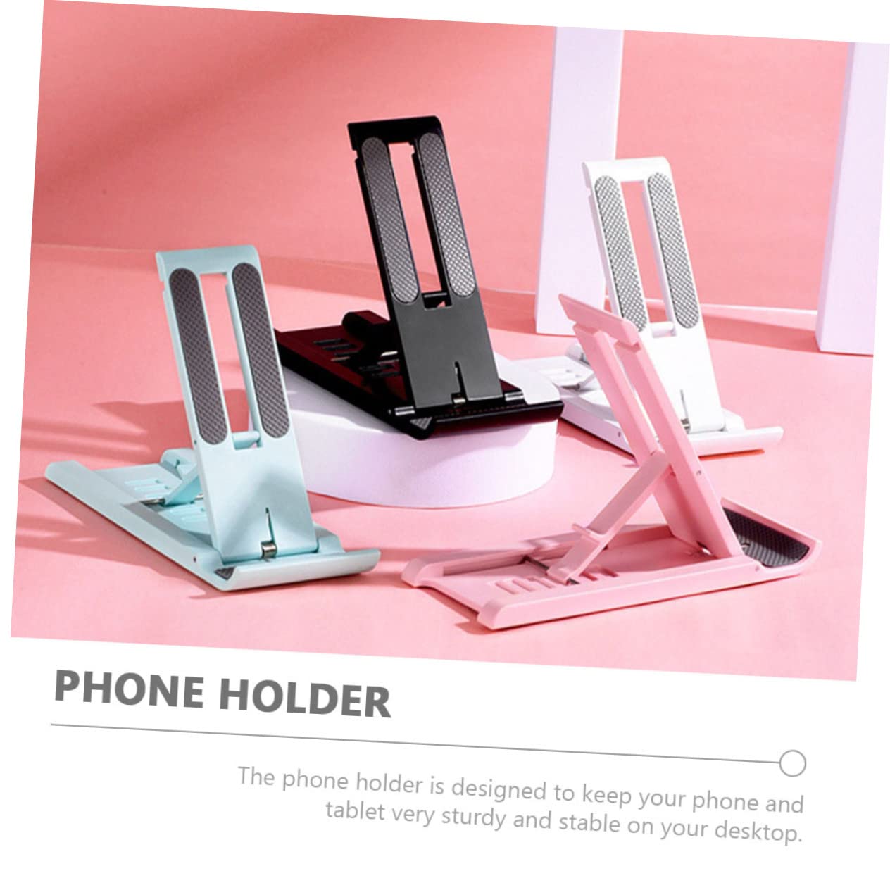 Hemobllo 6pezzi Supporto Telefonico Per Scrivania Da Moderni Per Smartphone e Tablet Pratico e Resistentper Ufficio e Casa