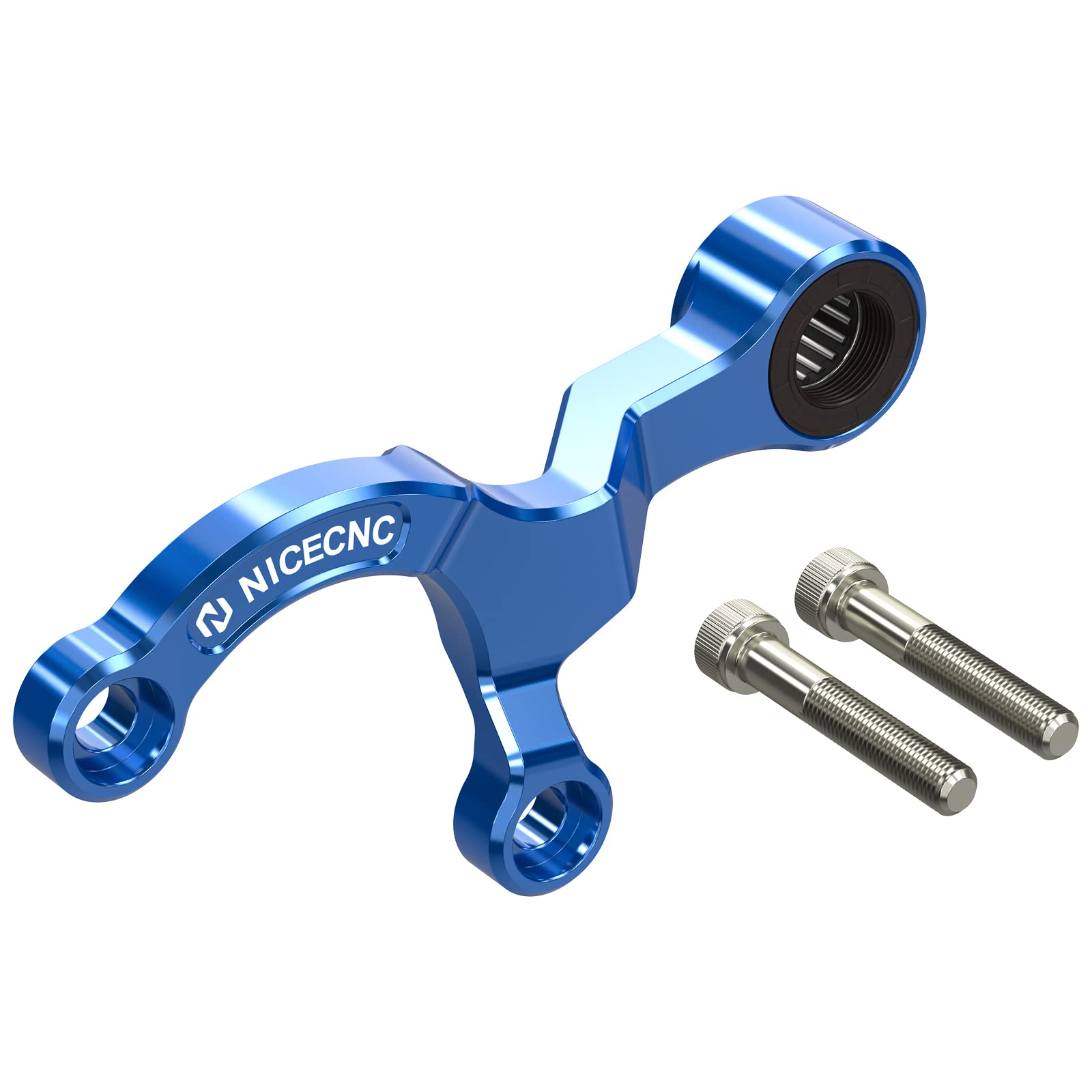 NICECNC Motorrad Schalthebel Stabilisator Halterung Schalthebel Compatible with Yamaha FZ07 ABS 2017, FZ07 2015-2017, Tenere 700 XTZ07 2019-2024, Blau, Siehe Passform