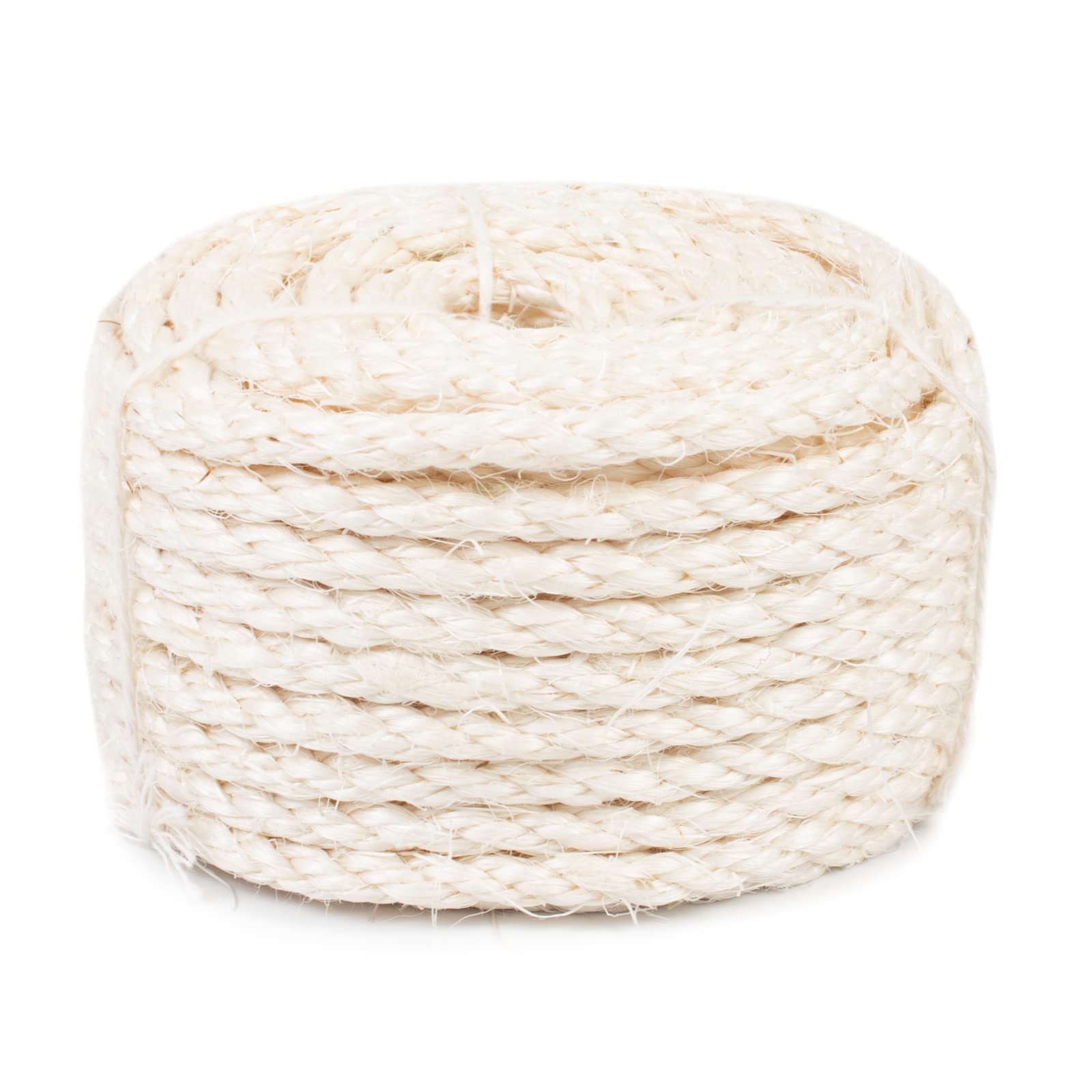 Corda Di Sisal Per Tiragraffi Gatti - 6mm X 15m, Naturale, Per Fai Da Te, Sostituzione Graffiatoi - Foto 9