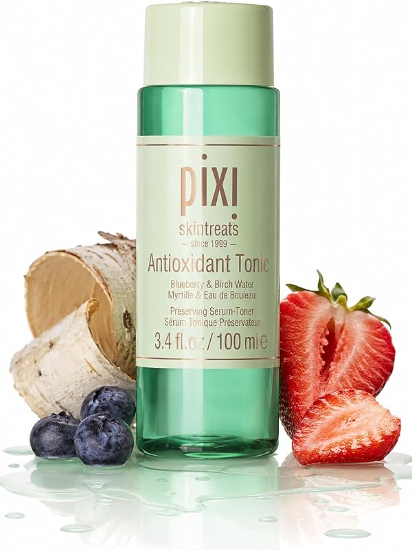 Antioxidant Tonic | Alcohol-Free Hydrating Multi-Tasking Formula with 3 Facial Skin Care Products in 1 | Face Toner, Essence, and Serum in One Step | 100mL Travel Size Skincare
