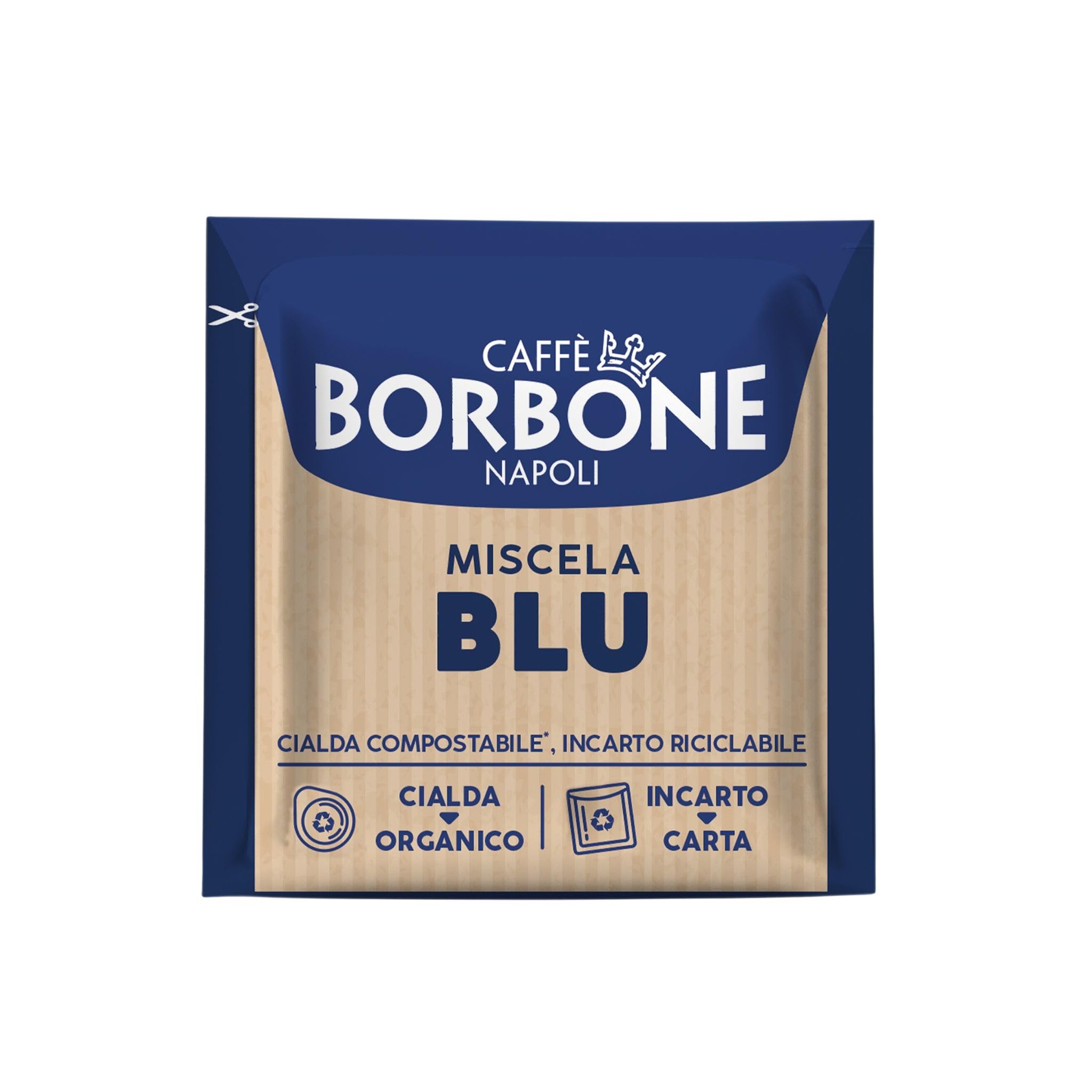 200 cápsulas de café Borbone mezcla azul ESE 44 mm