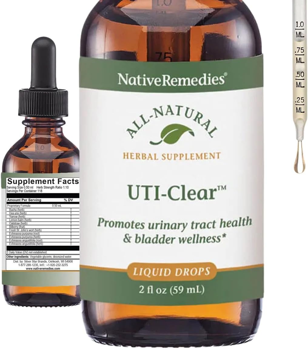 Native Remedies UTI-Clear for Urinary Tract and Bladder Health, 60 ml