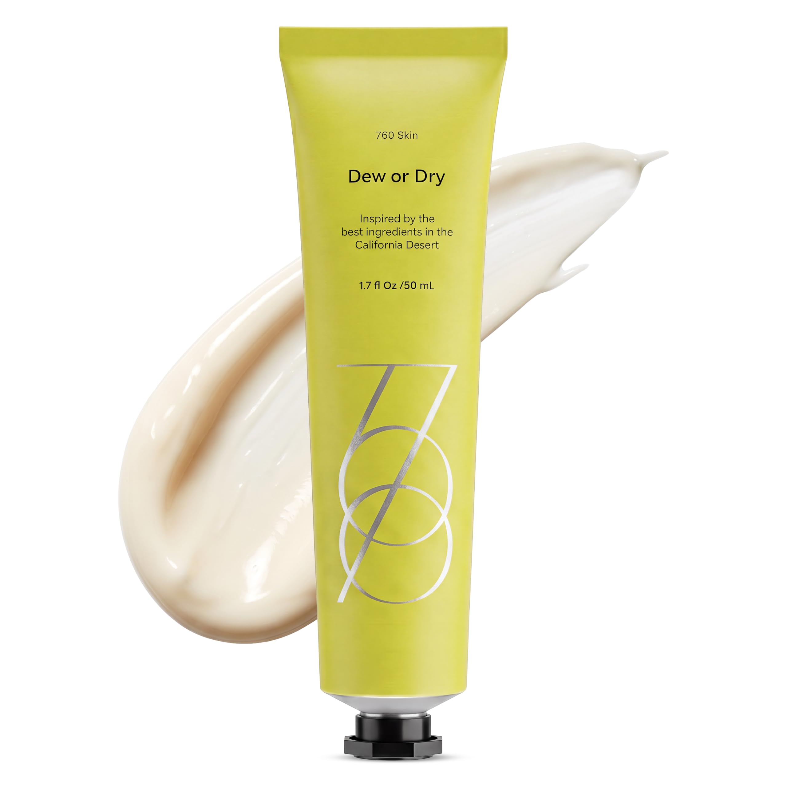 760skin Dew or Dry Facial Moisturizer Cream for Face - Hydrating Skin Moisturizer with Cactus Stem Cells, Squalane, Tremella & Reishi Mushroom - Daily Moisturizing Vegan Face Cream (1.7 fl oz / 50ml)