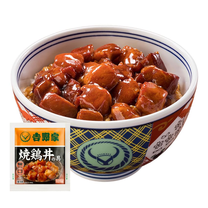 Amazon.co.jp: 吉野家 焼鶏丼の具 （120g×10袋セット) 焼き鳥