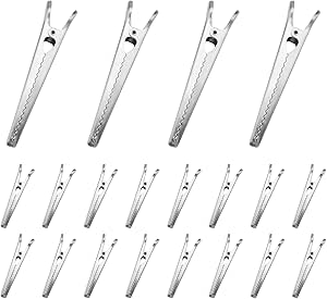 SULIUDAJI 8-tlg Verschlussclips Set - Lebensmittelclips Für Brot, Snacks & Kaffee In 4 Farben